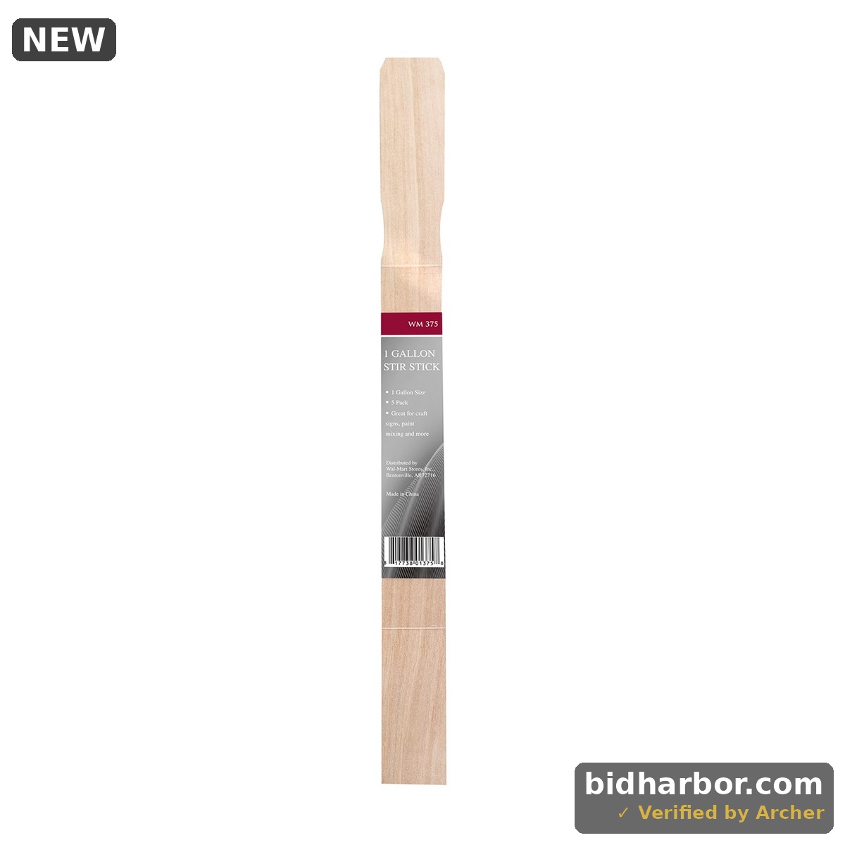 5 pack - 1 Gallon Stir Stick Paint Mixer