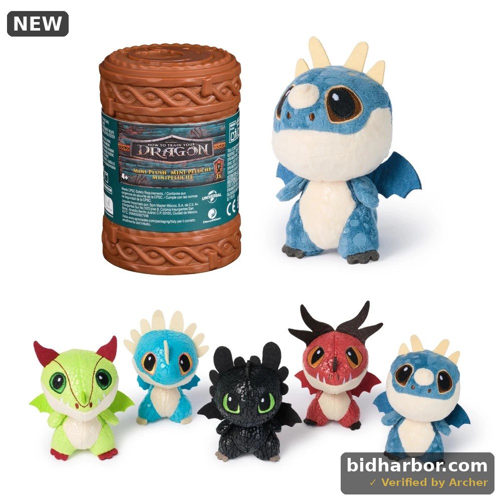 Spin Master How To Train Your Dragon - Mini Plush Totem