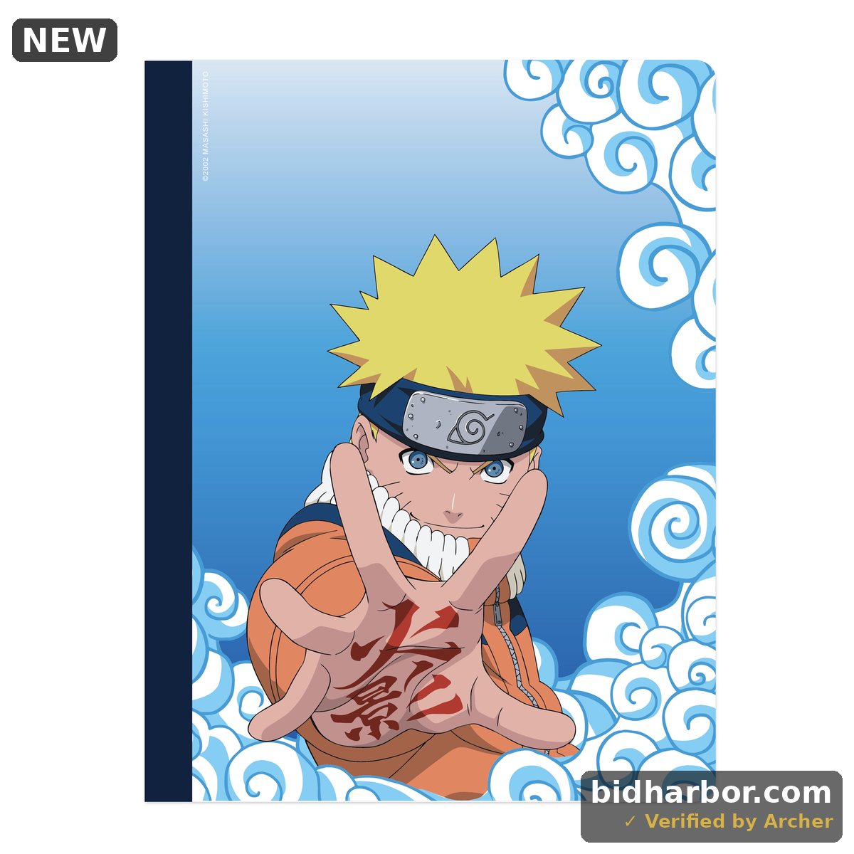 Gartner Studios Naruto Composition Notebook, 7.5 x 9.75 in., 80 College-Ruled Pages