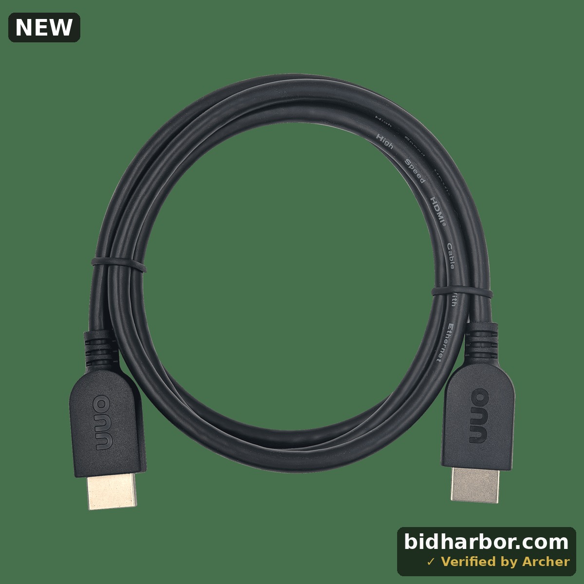 Onn 4ft HDMI Cable Black Color