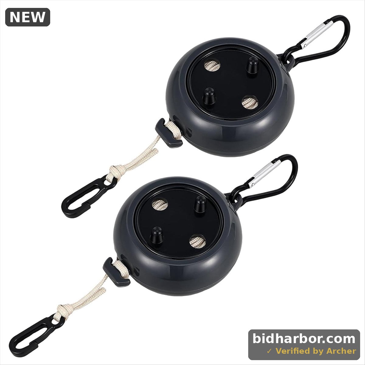 2 Pcs Tree Stand Gear Hoist 29.5 Ft Retractable Bow & Gear Hoist Bow Hunting Gear Accessories for Hunting Bow, Black