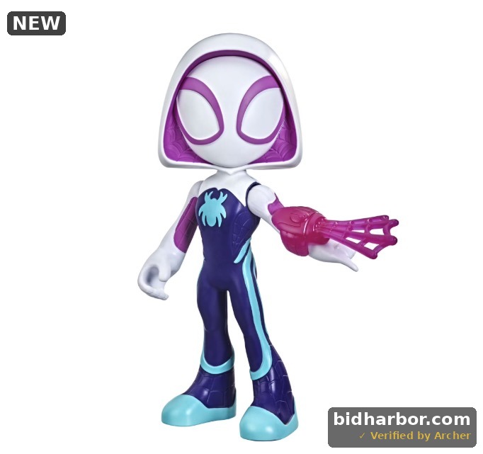 Hasbro Marvel And His Awesome Friends Spidey Ghost Spider Figure 22,5cm
