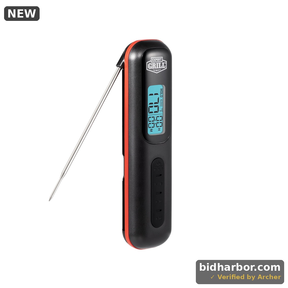 Expert Grill Digital Instant Read Food Thermometer For Grilling