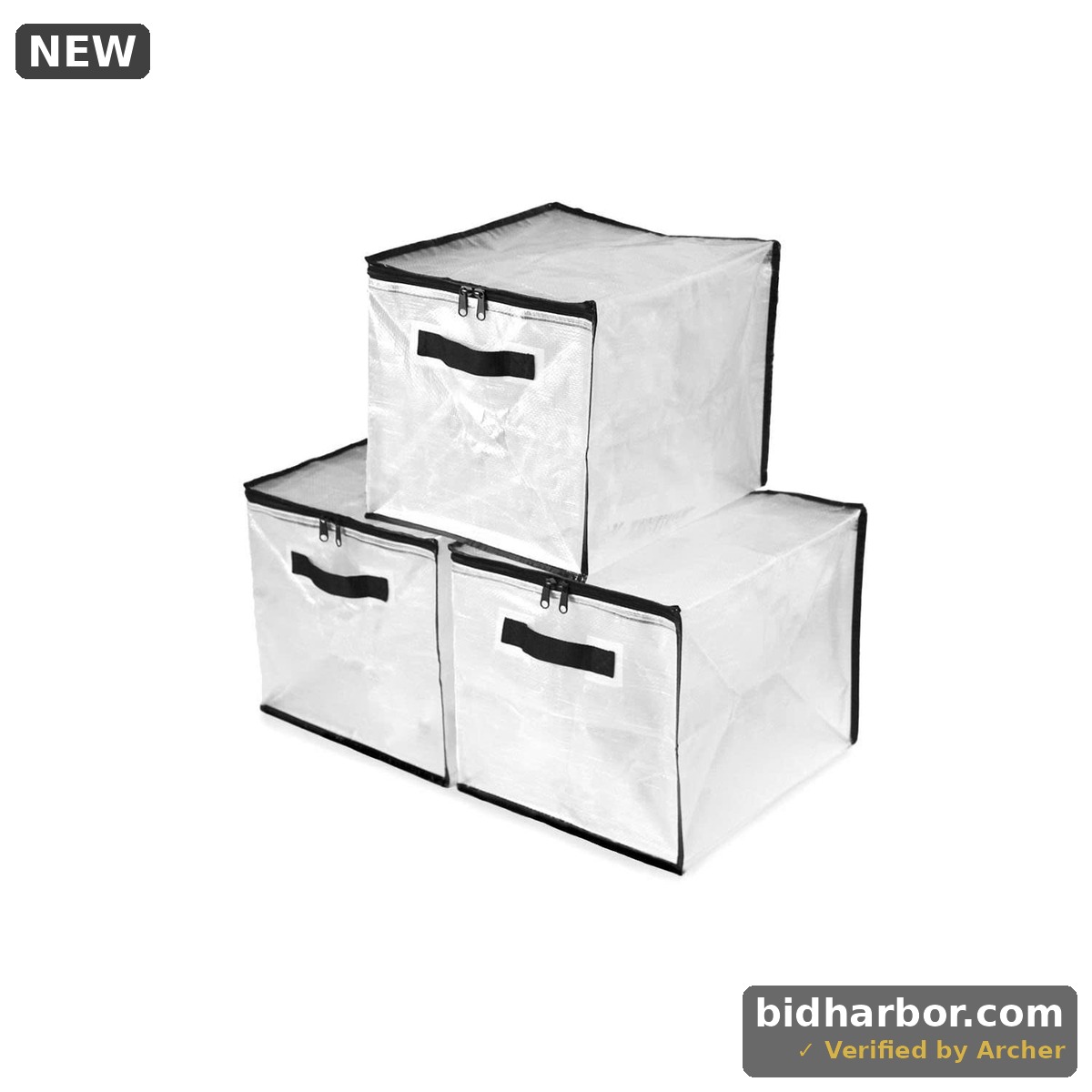 Mainstays Clear Cube Storage Bags
