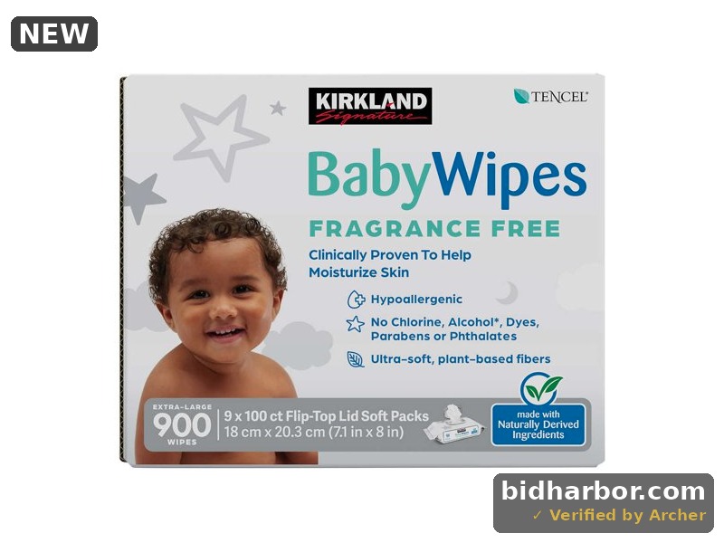 Kirkland Signature Baby Wipes Fragrance Free