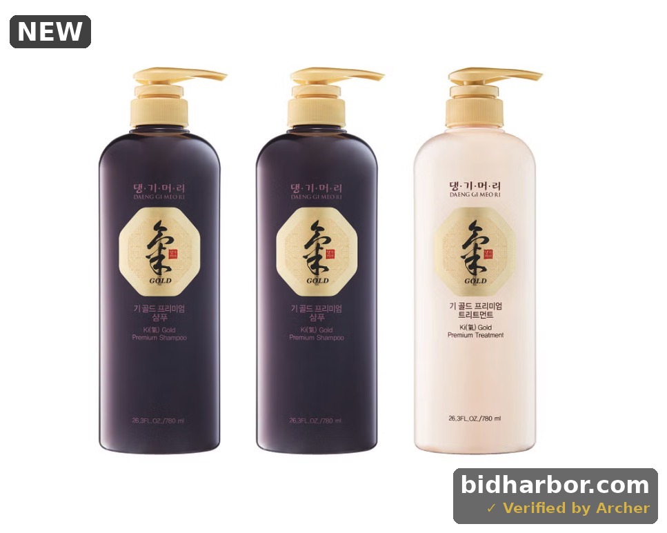 Daeng Gi Meo Ri Ki Gold Premium Shampoo and Treatment Set