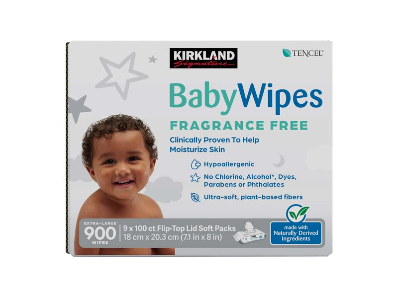 Kirkland Signature Baby Wipes Fragrance Free
