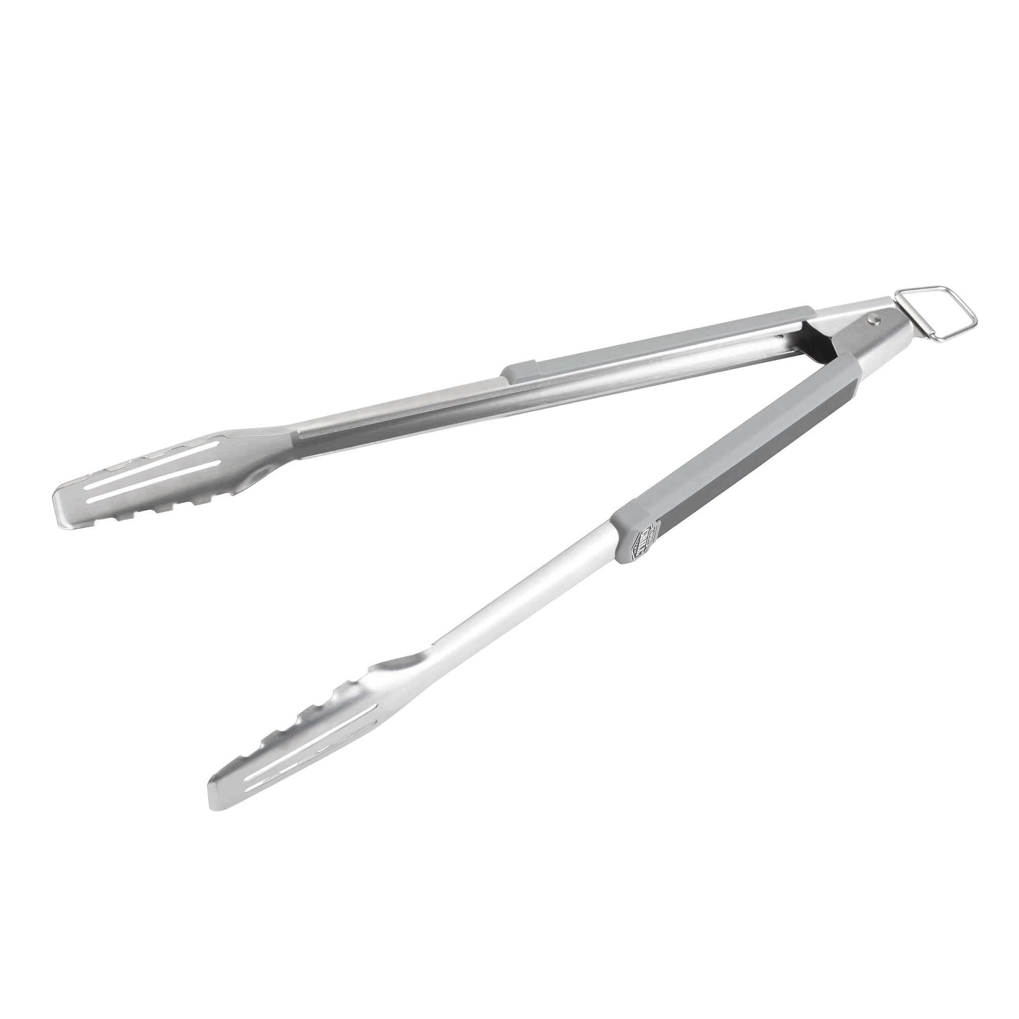 Expert Grill Stainless Steel Tongs Black & Grey