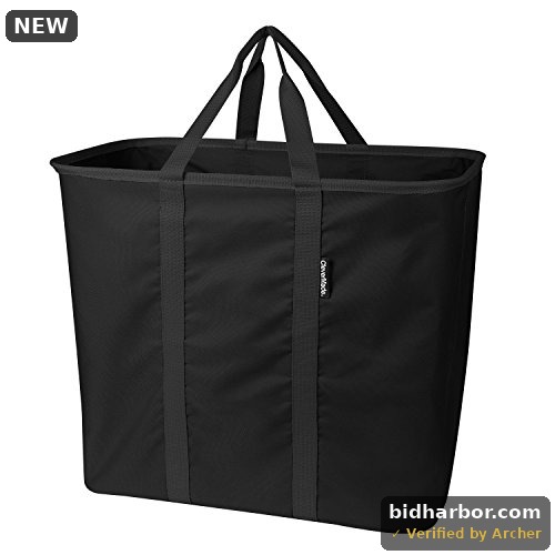 CleverMade Bolsa De Lavandería Tamaño XL Doblable -Negro