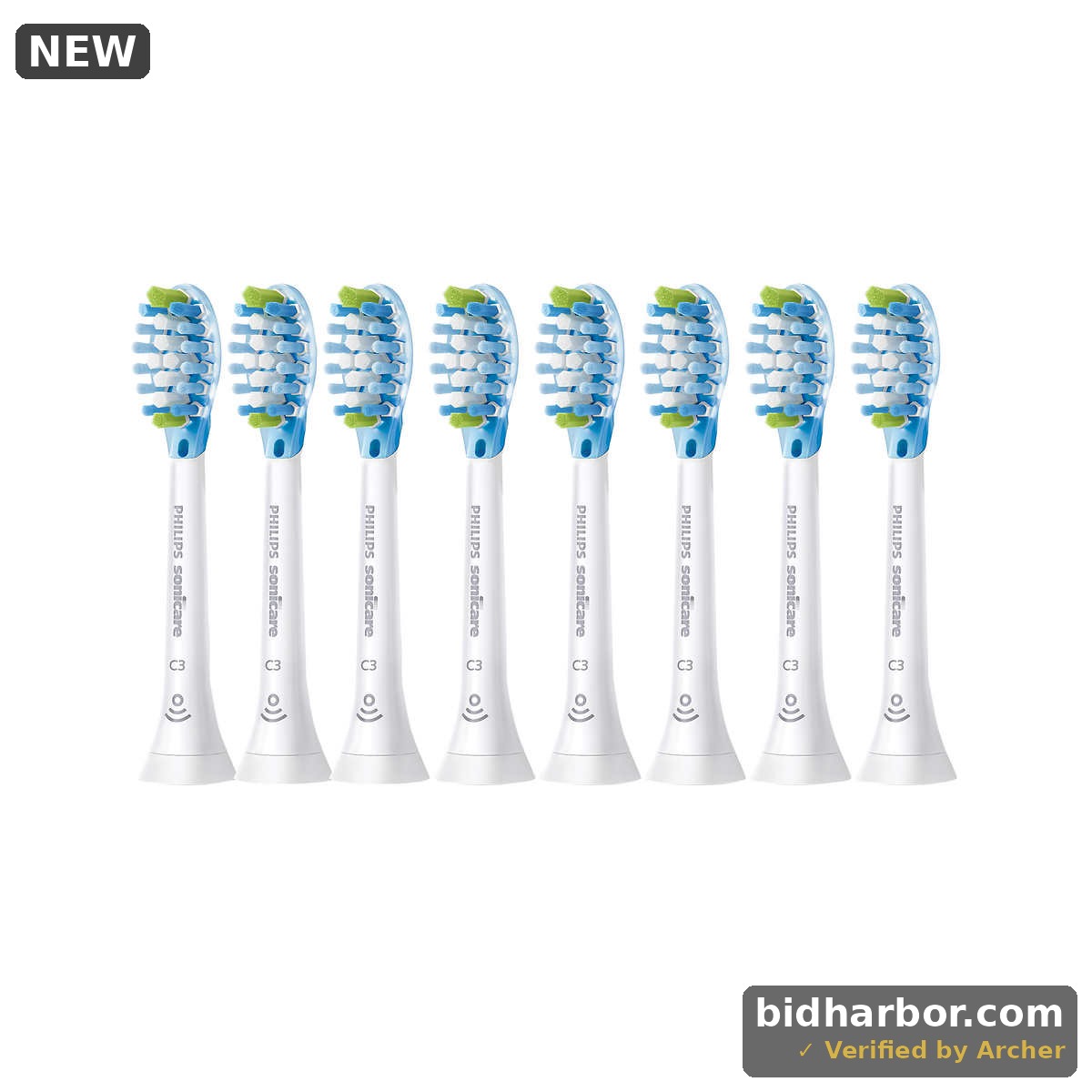 Philips Sonicare Two-in-One Click-On Replacement Brush Heads