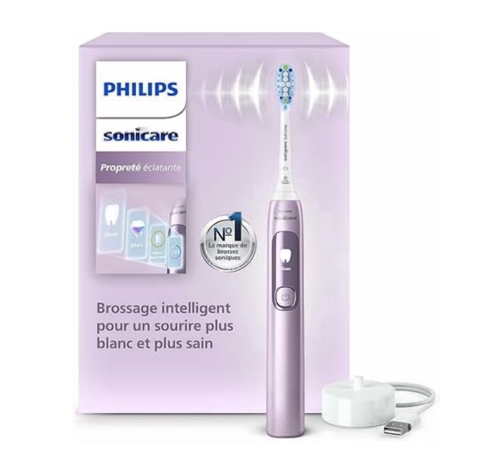 Sonicare Philips Brilliant Clean Electric Toothbrush Smart Screen Brush Head Replacement 2 Brushing Modes SmartTimer