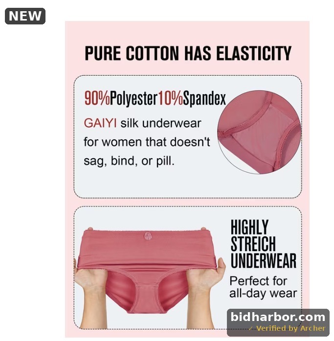 GAI YI Women's Tummy Control Panties 4-Pack (2 Pink + 2 Gray), Size S, Style 022