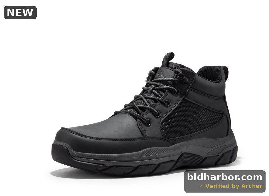 NORTIV 8 Mens Hiking Boots Lightweight Fashion Casual Chukka Ankle Boots Elevation Size US 8.5