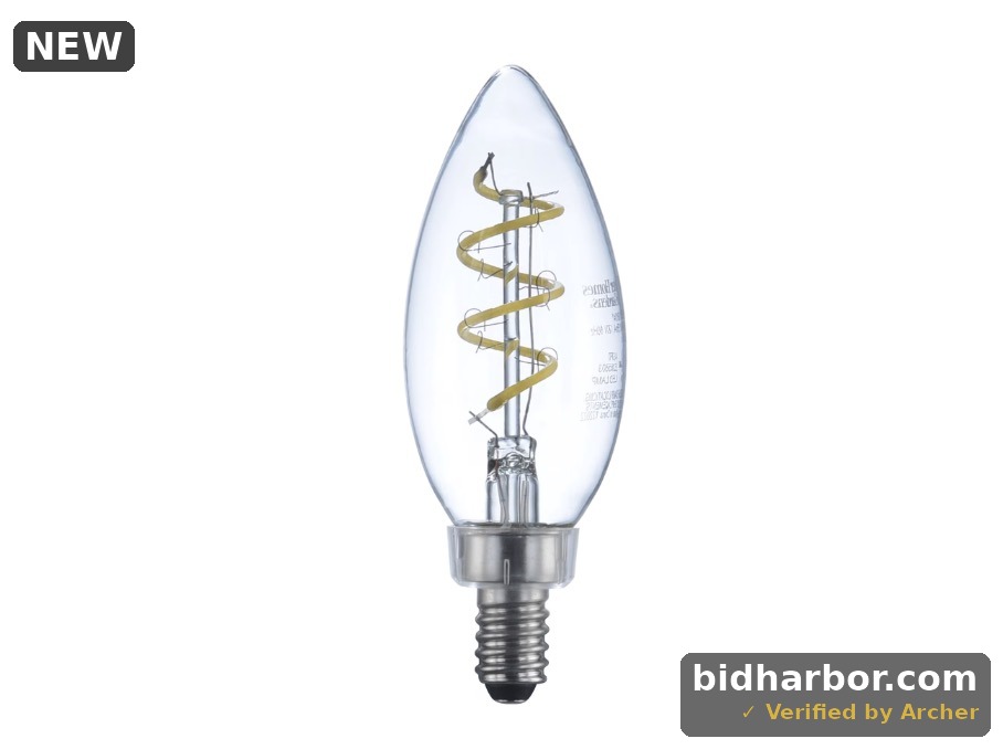 Better Homes & Gardens BH&G LED Light Bulb 4.5 Watts (40W Equiv.) B10 Candle Bulb Dimmable E12 Candelabra Base Daylight