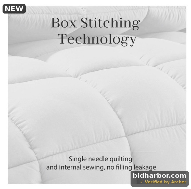 Justlet Luxury Solid Down Alternative Machine Washable White Comforters Full