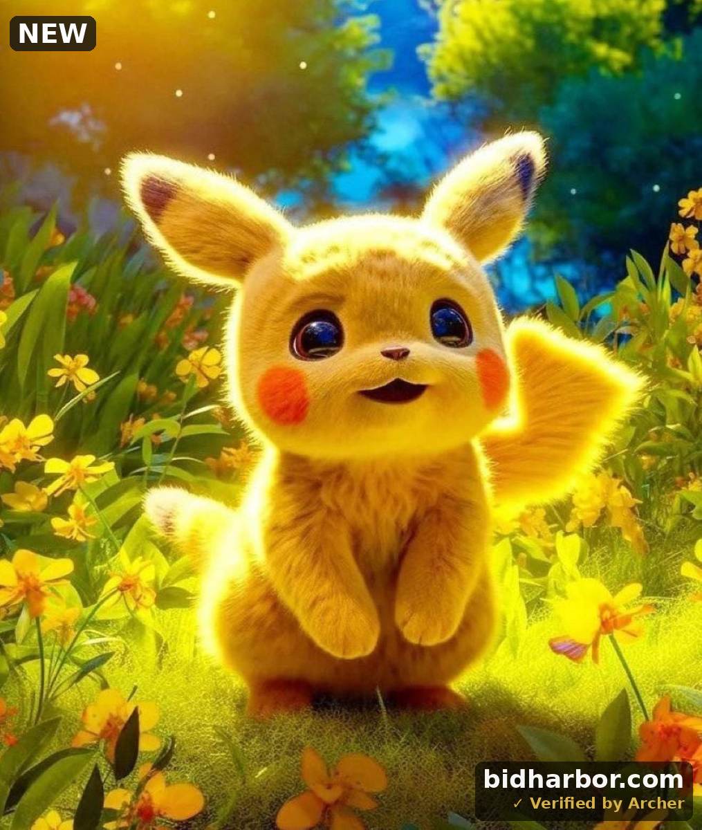 Pikachu Diamond Painting Kits Diamond Art Kits for Kids 5D Diamond Painting Diamond Painting Picture for Home Decoration 12x16 inch