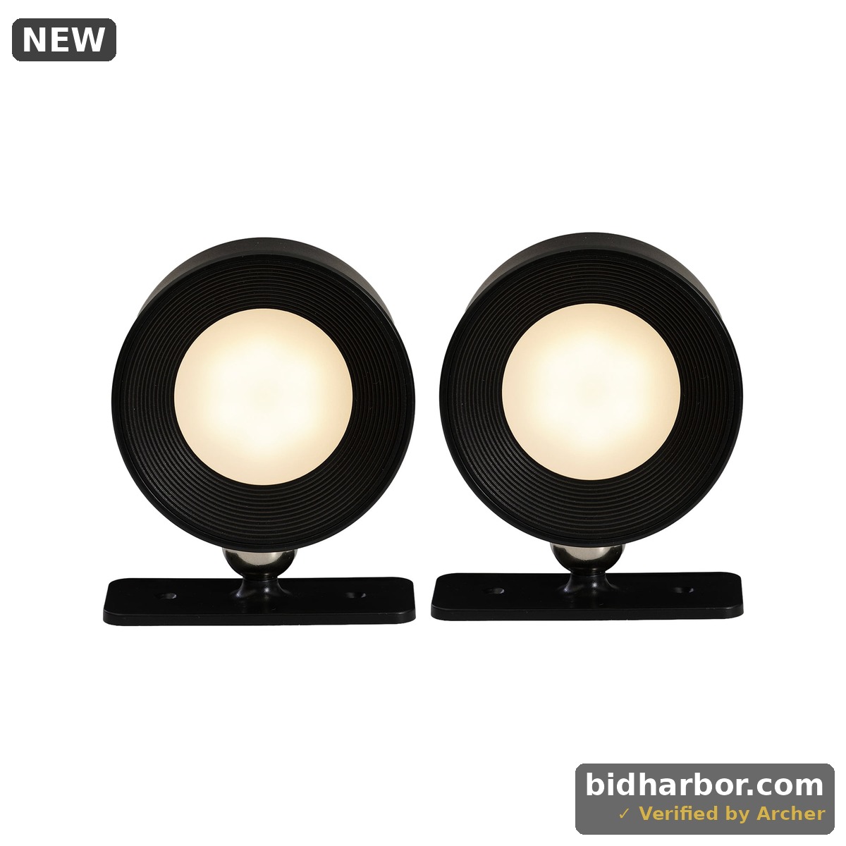 Mainstays 4.5W LED Rechargeable Portable Task Spotlight Set With Remote