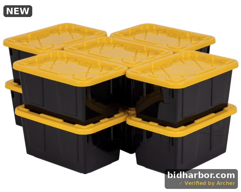 GreenMade Mini Bin Compact Stackable Storage Set, 10-pack