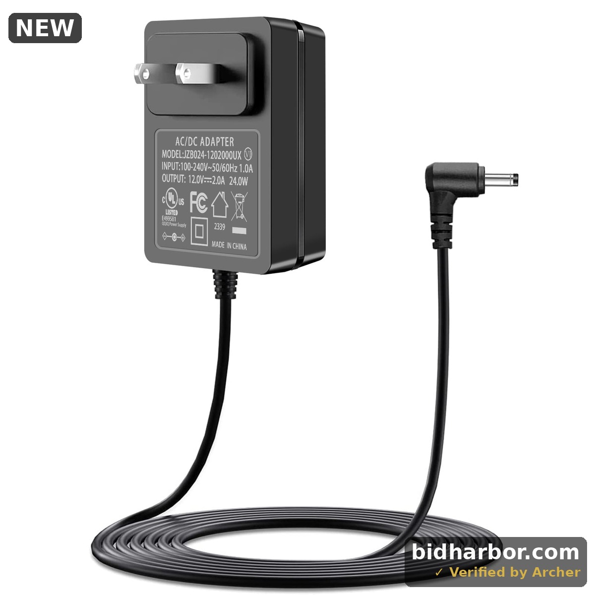 Gonine 12V Gateway Laptop Charger, 12V 2A Power Supply, Charge for GWTC116-2BL GWTN156-11BK SAW30-120-2000U GWTC116-2BK GWNC21524-BL GWTC116 GWTN156 GWTN116. with Gateway laptop Power Cord