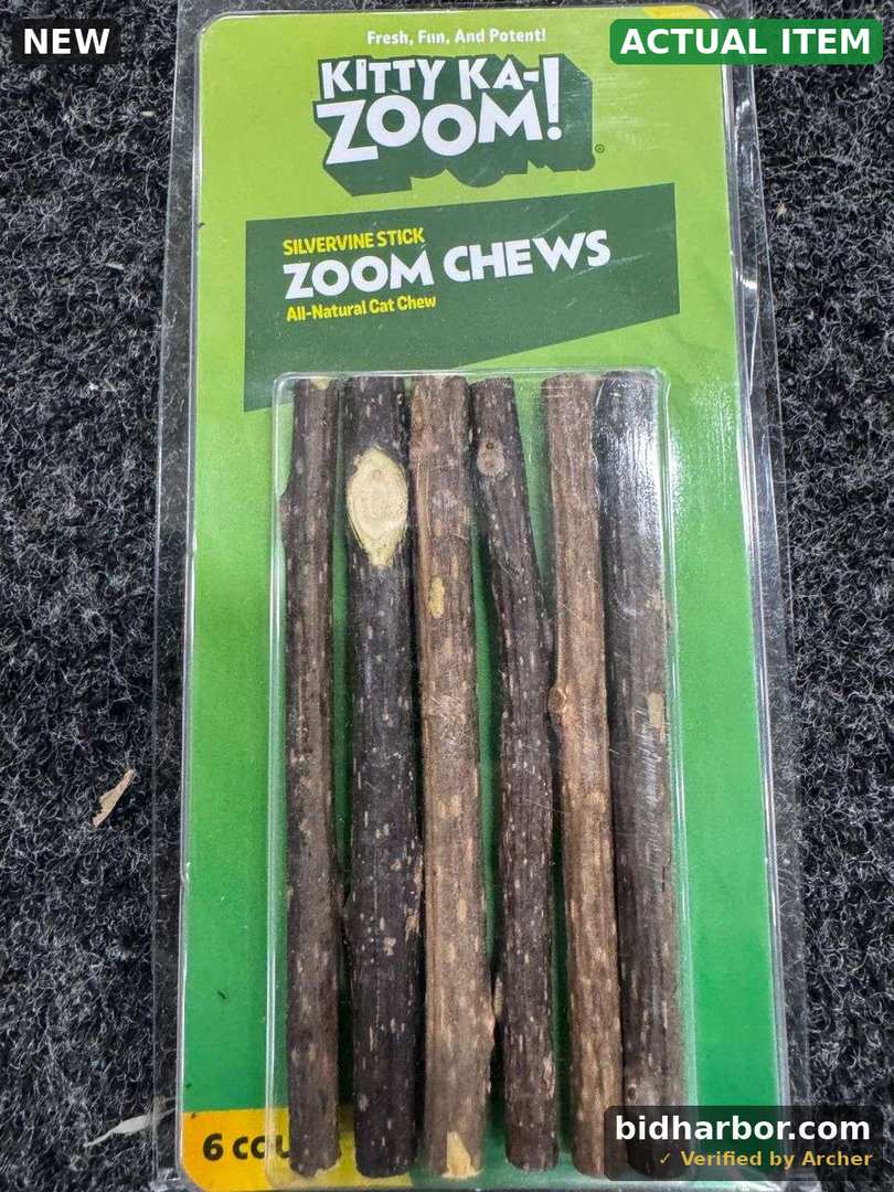 Kitty Ka Zoom Silvervine Catnip Sticks for Cats 5 Count