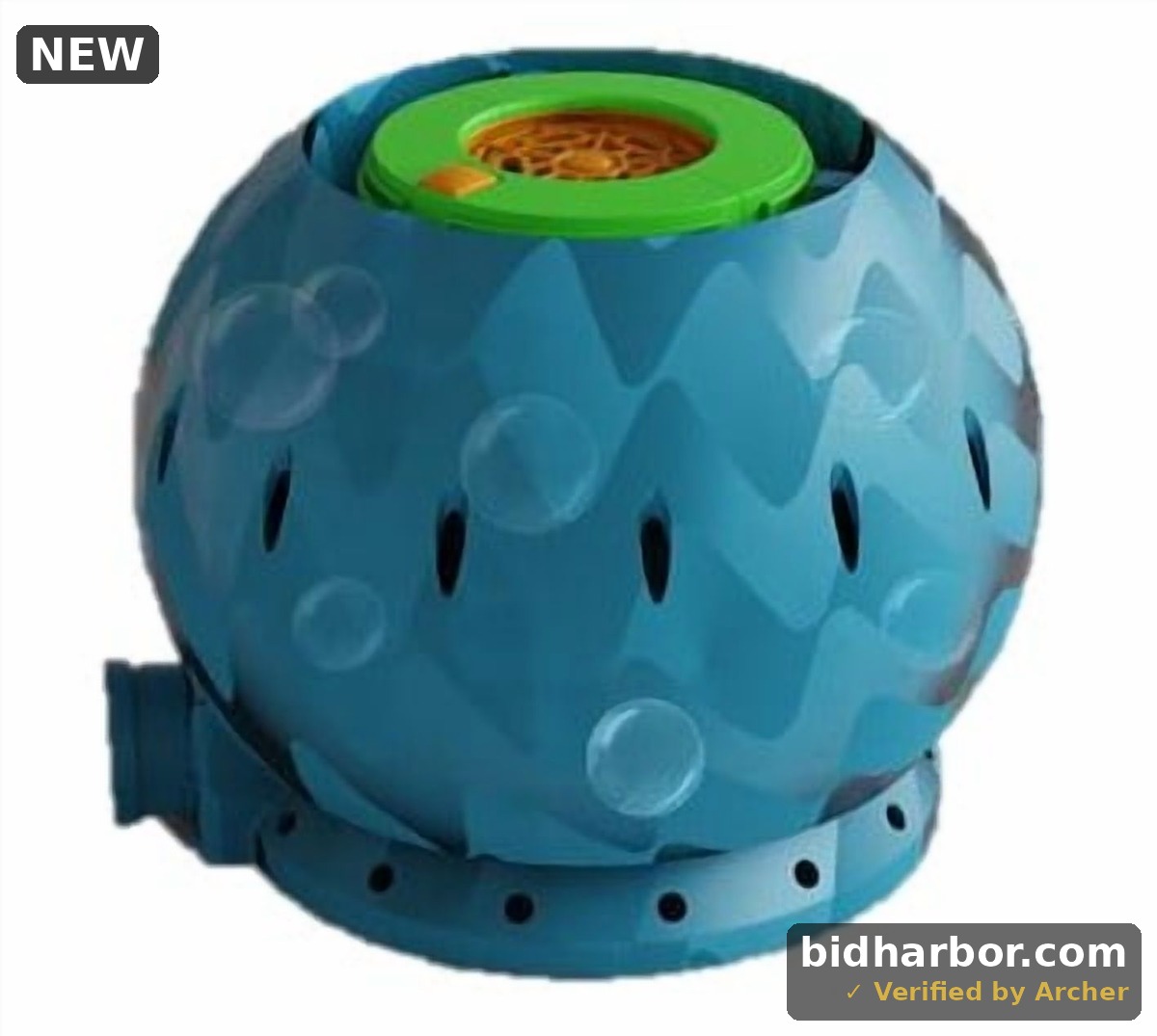 Little Kids Inc. Fubbles 2-in-1 Bubble Sprinkler with Premium Bubble Solution, Ages 3+
