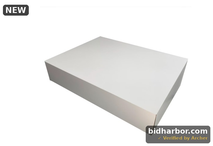 19" x 14" x 4" White Cake Boxes, 2 Count, by Way To Celebrate