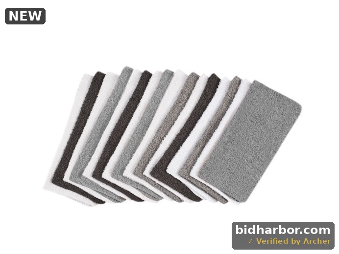 Mainstays 18-Pack Washcloth Bundle Grey Multi