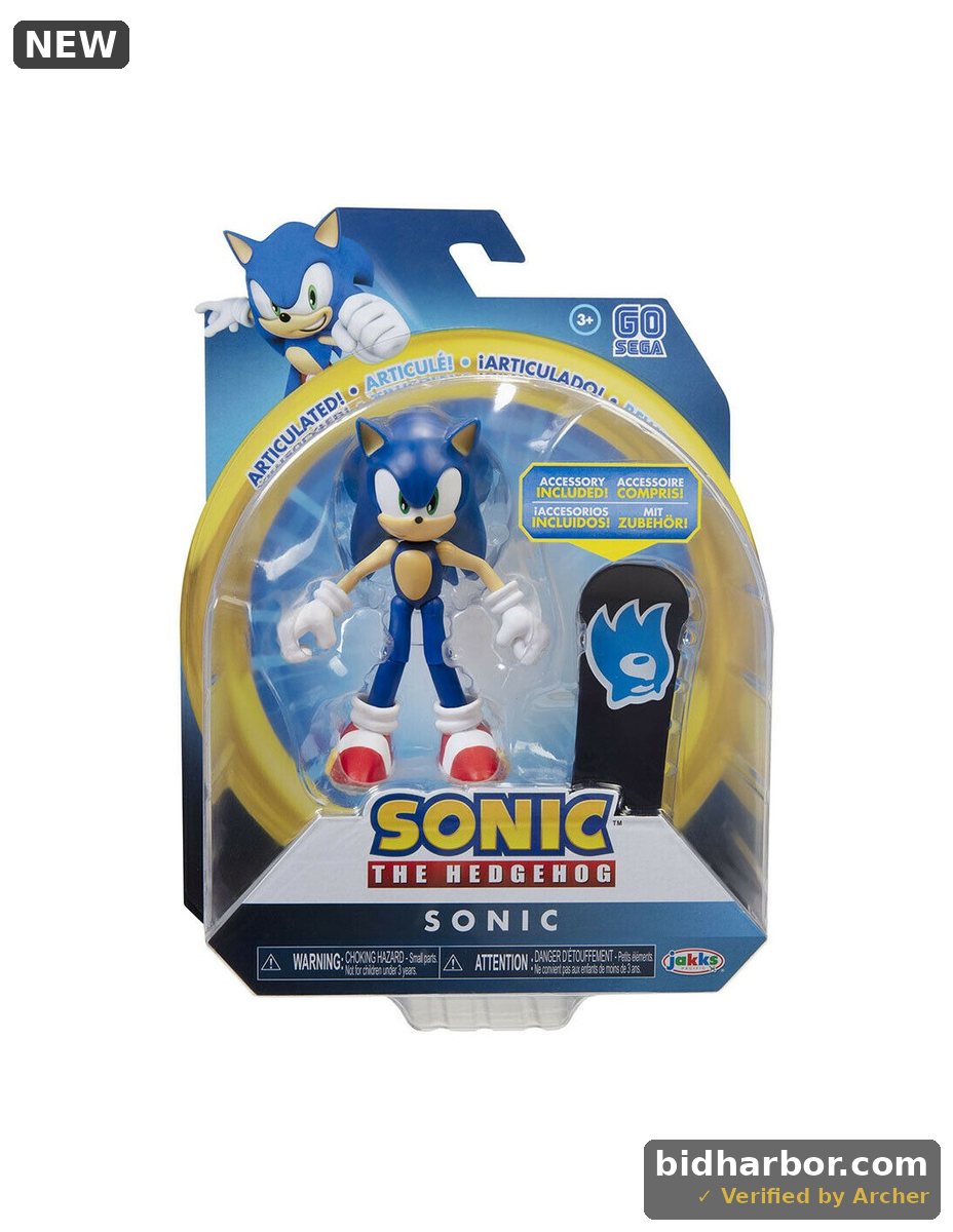 Jakks Pacific Sonic The Hedgehog 4 Inch Figure