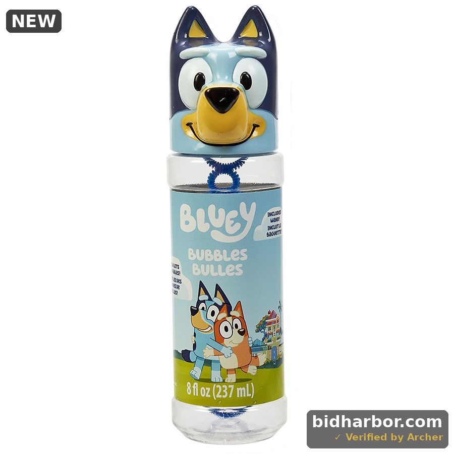 Little Kids Bluey 8oz. Character Bubbles