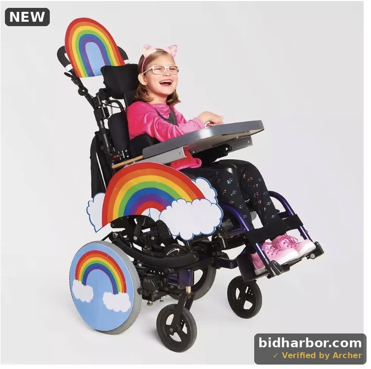 Kids' Adaptive Rainbow Halloween Costume Small