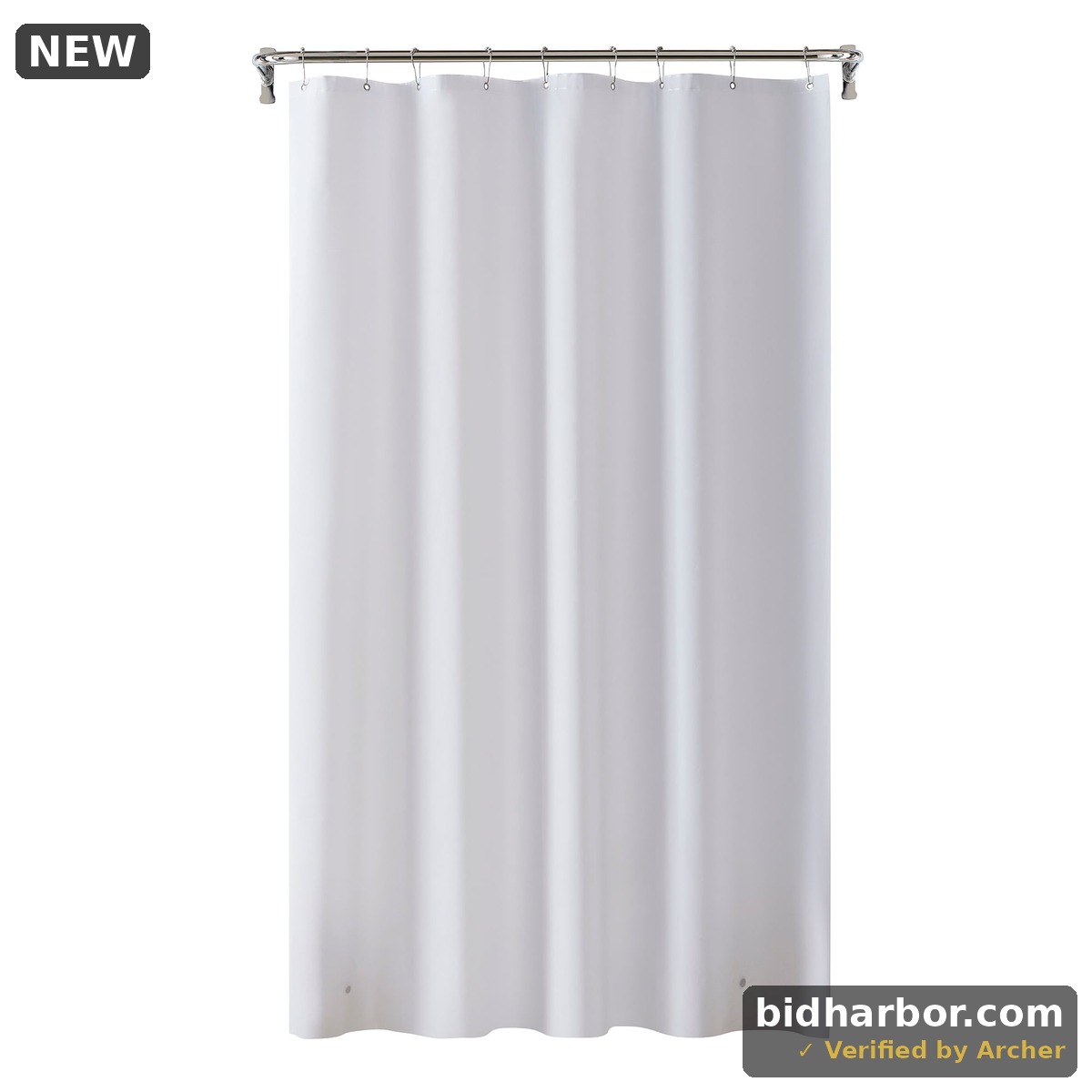 Mainstays Medium Weight PEVA Shower Liner 54 X 78 For Bathroom Stall - Frosty
