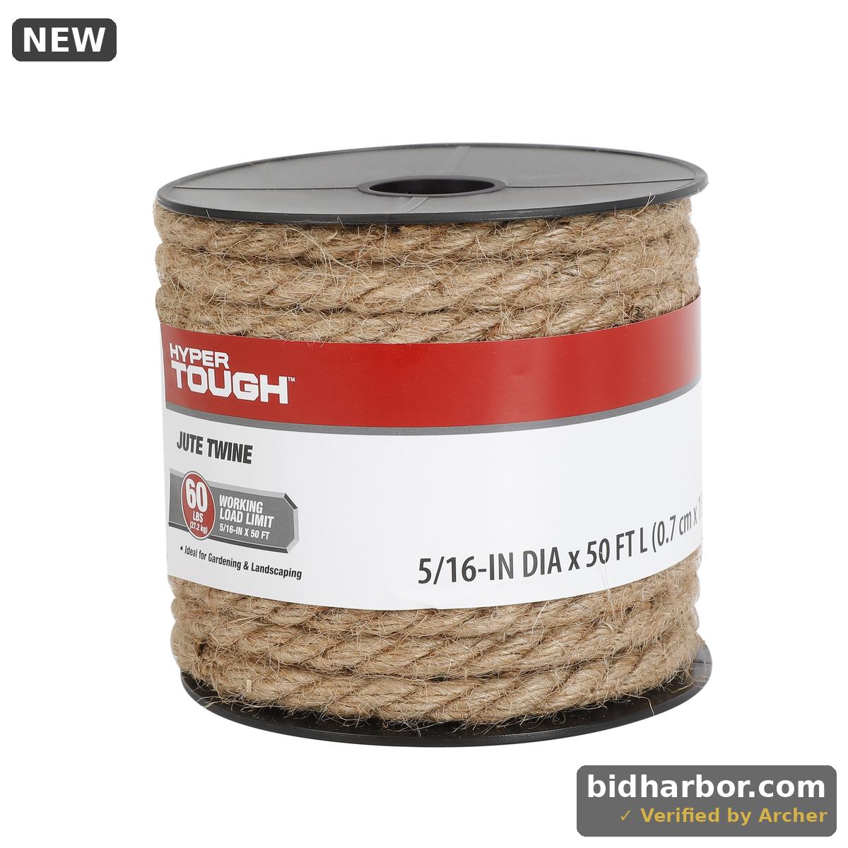 Hyper Tough 5/16 In X 50 Ft Jute Twine