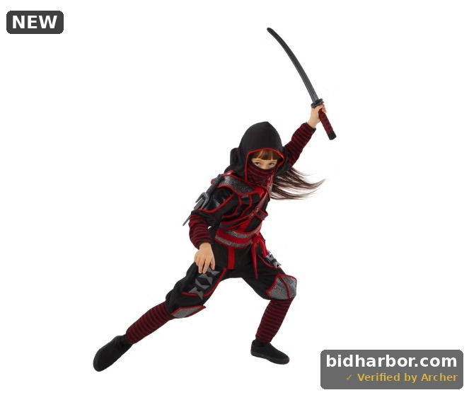 Teetot Dragon Ninja Child Costume - Size 7-8 Kids