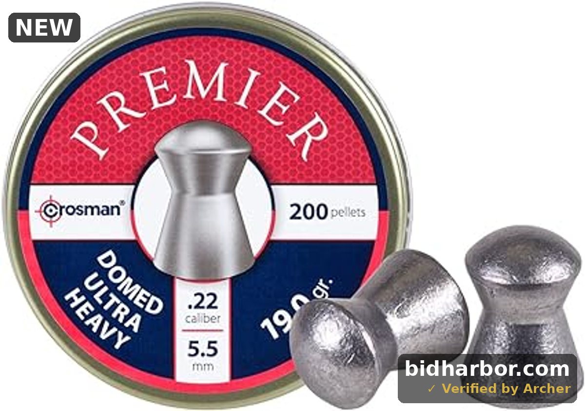Crosman Domed Ultra Heavy Pellets.22 Cal 19 Grain