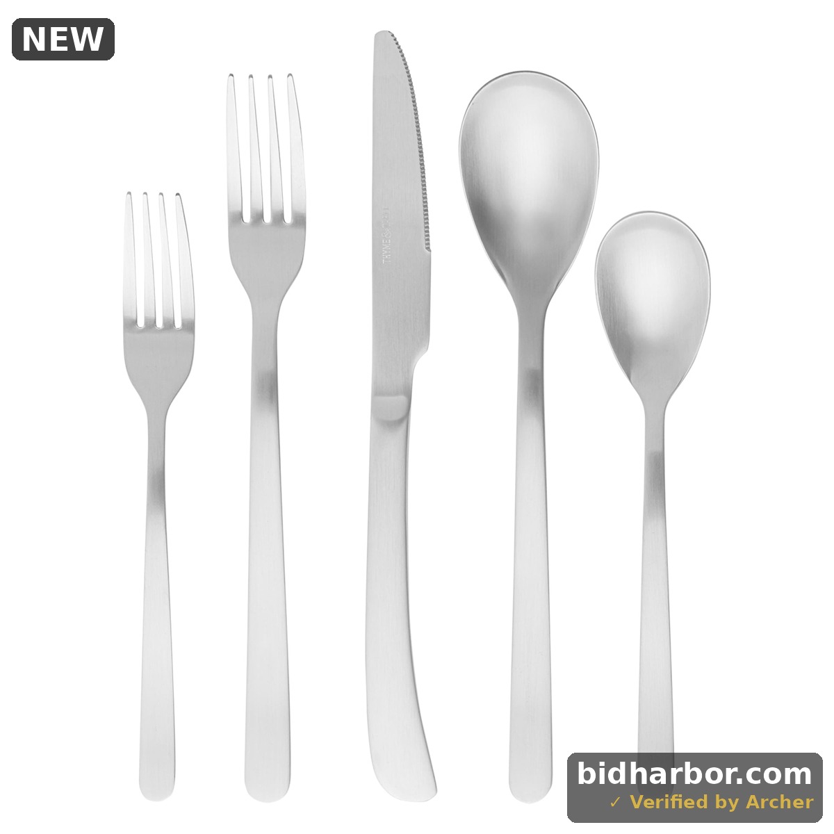 Thyme&Table Royal 40-Piece Mirror Finish Stainless Steel Flatware Set (Service For 8)