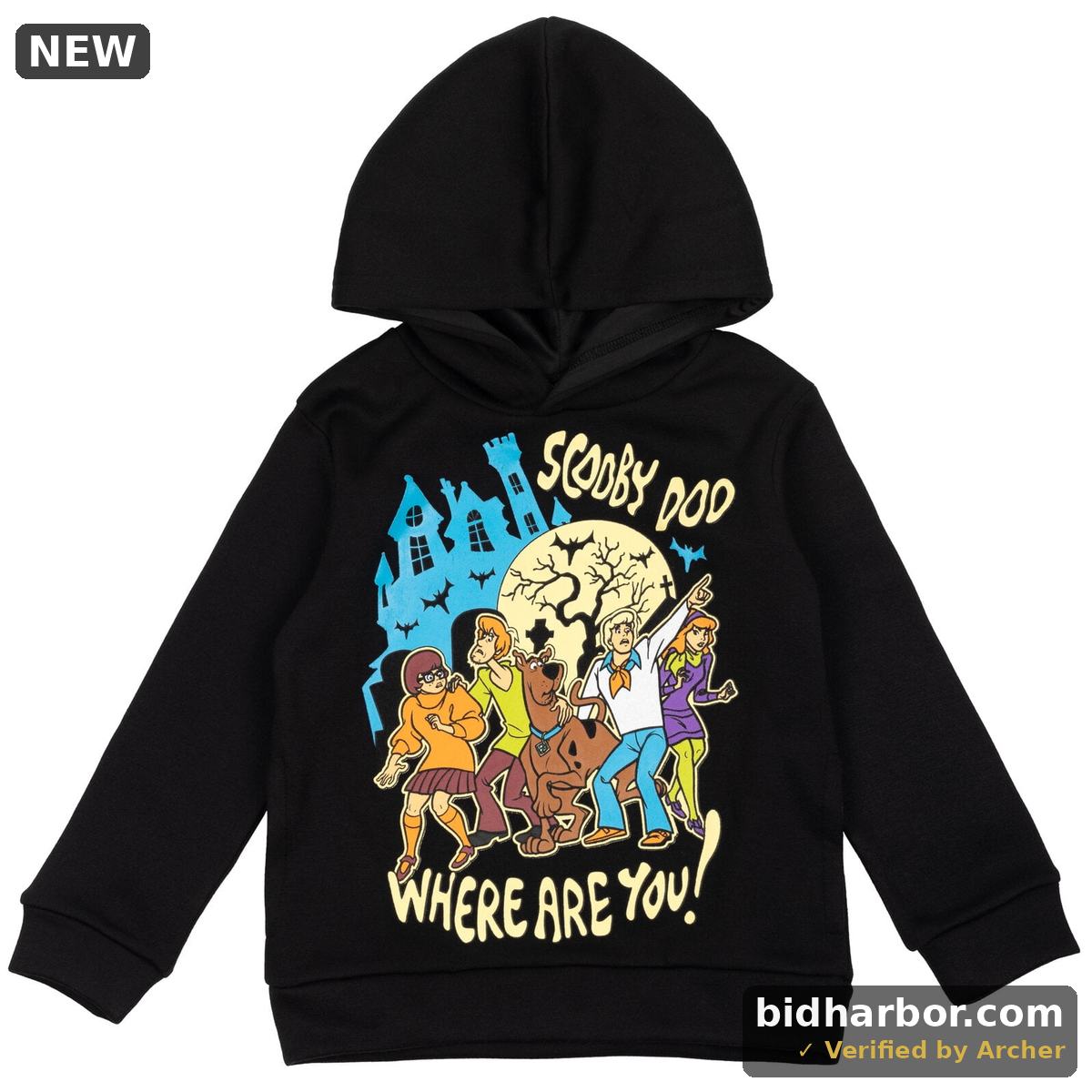 Scooby-Doo Scooby Doo Shaggy Velma Toddler Boys Fleece Pullover Hoodie Toddler to Big Kid — Size 4T