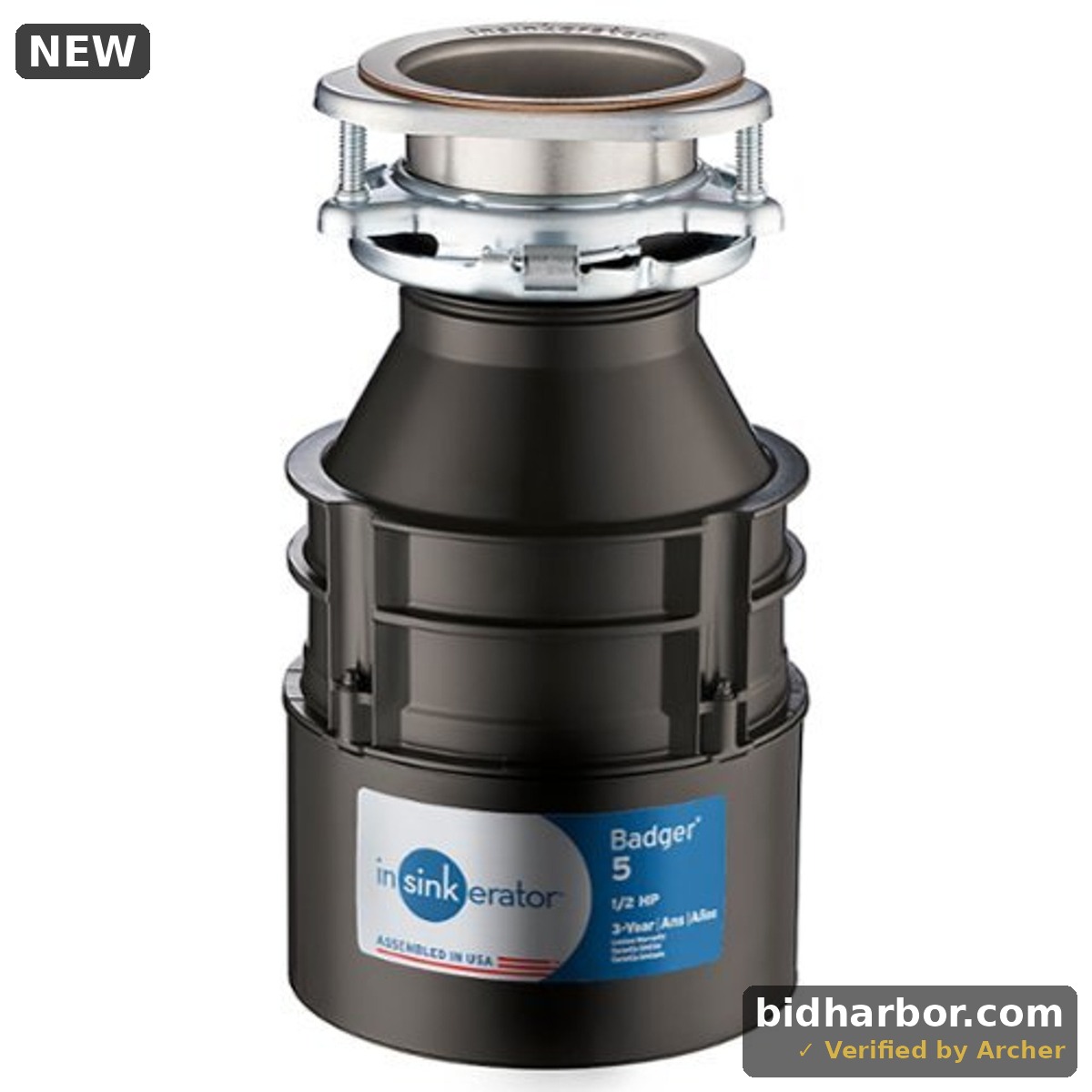 InSinkErator Badger 5 1/2 HP Continuous Feed Garbage Disposal