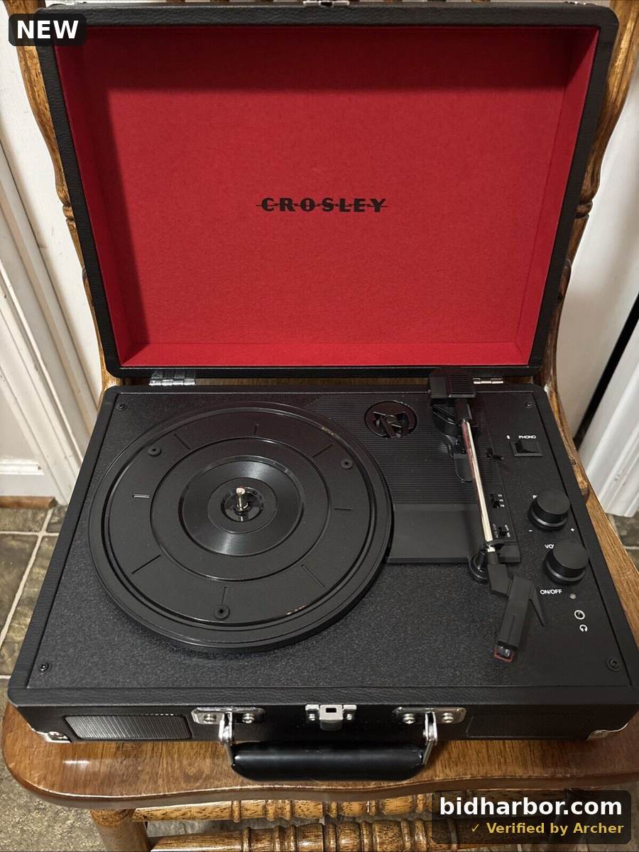Crosley Cruiser Premier Vinyl Record Player With Speakers And Bluetooth - Audio Turntables