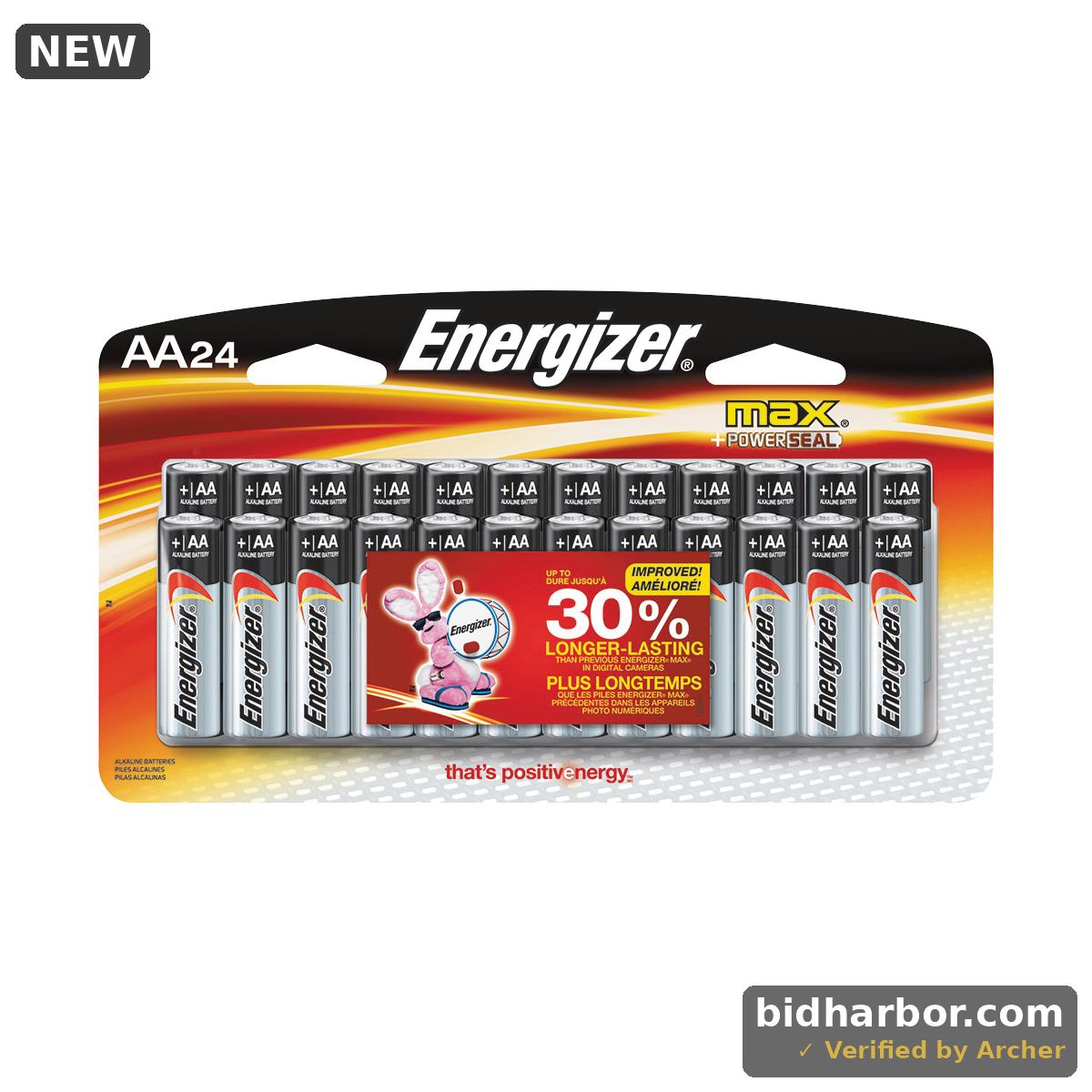 ENERGIZER MAX BATTERY AA 16S