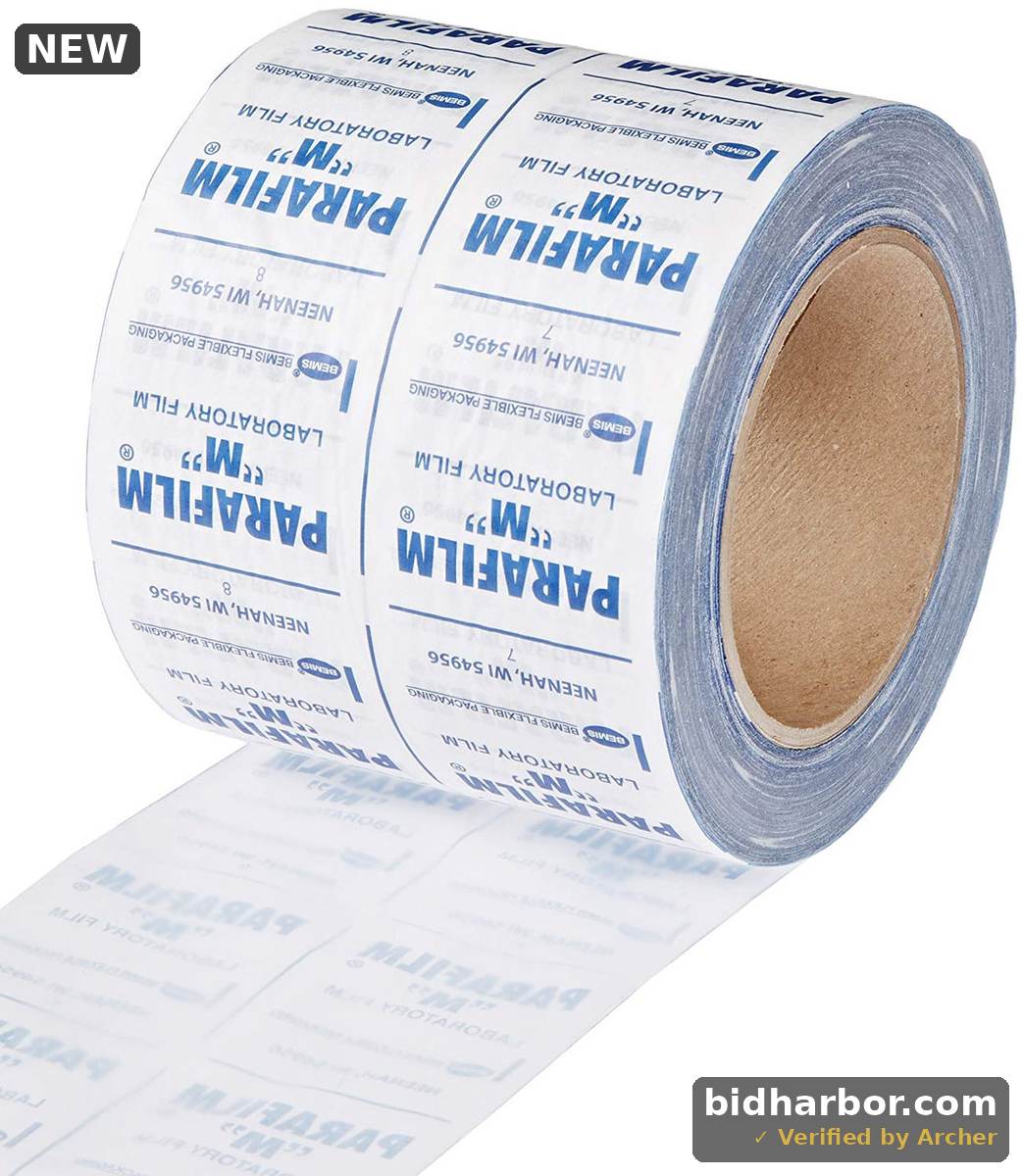 PM996 Parafilm M all-purpose laboratory film 4 inches X 125 on 3 inches core