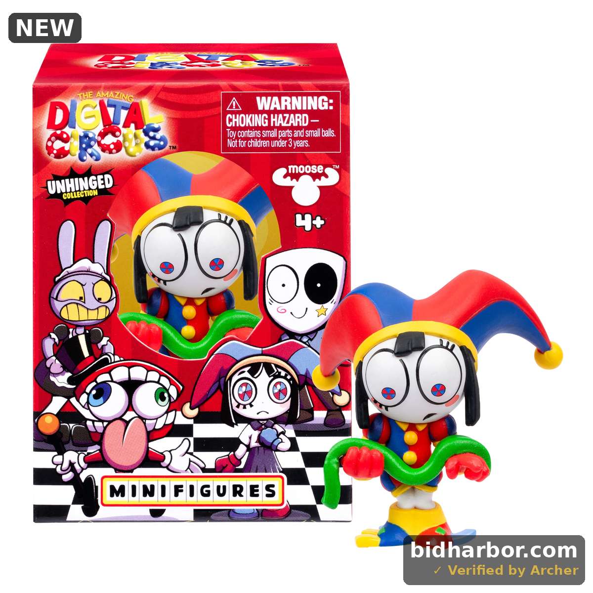 The Amazing Digital Circus Unhinged Collection Minifigures - Quantity 1 (One Unit Only)