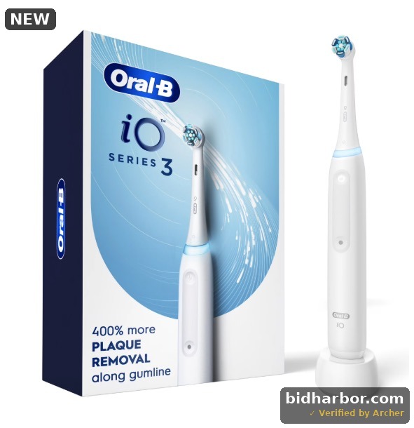 Oral-B iO Series 3 Electric Toothbrush With Brush Head - White