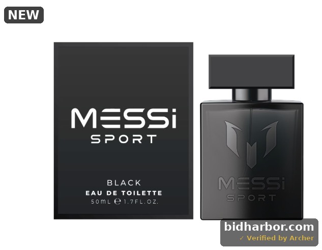 Messi Sport Black Eau de Toilette Spray for Men, 1.7 fl oz