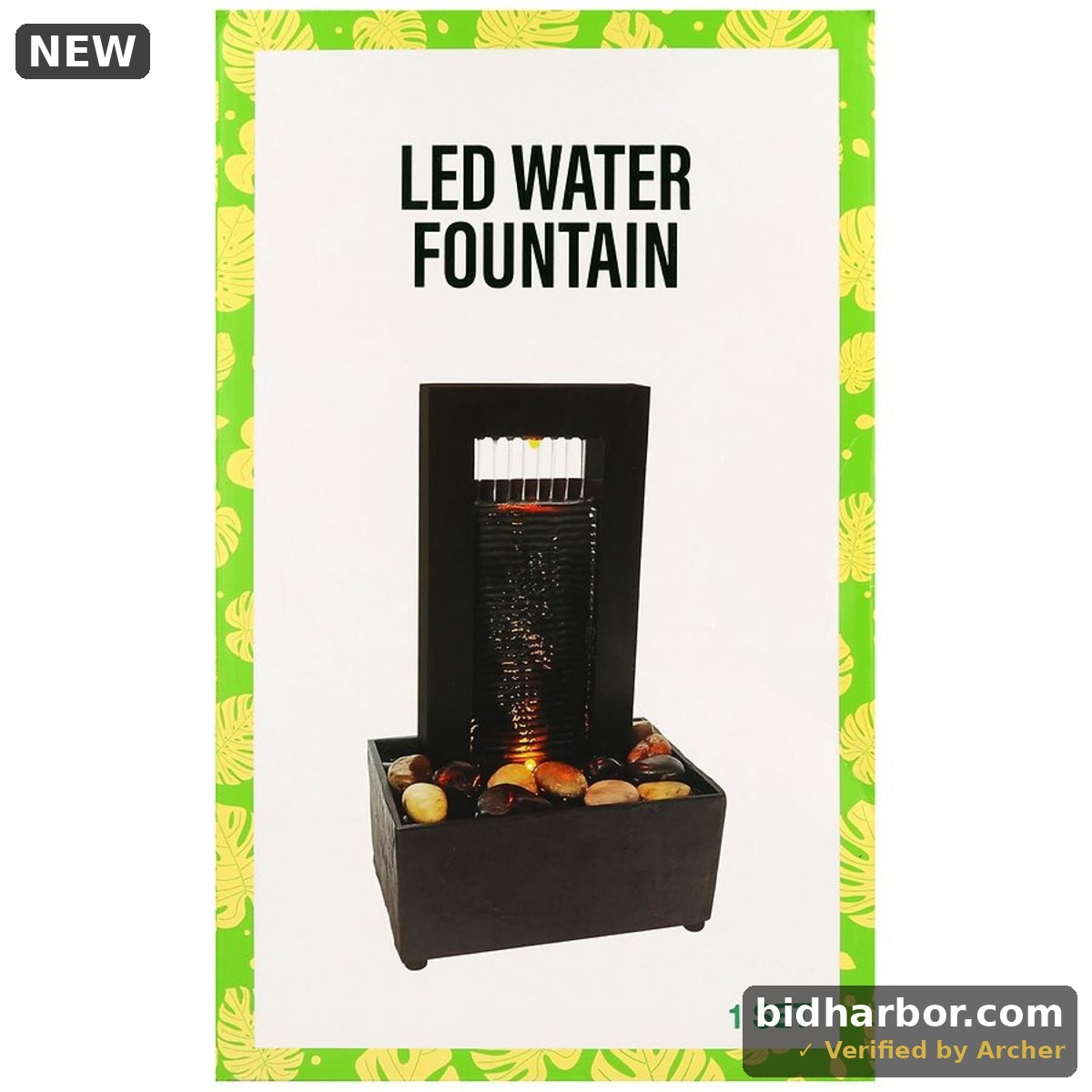 Festive Voice LED Water Fountain, Tabletop