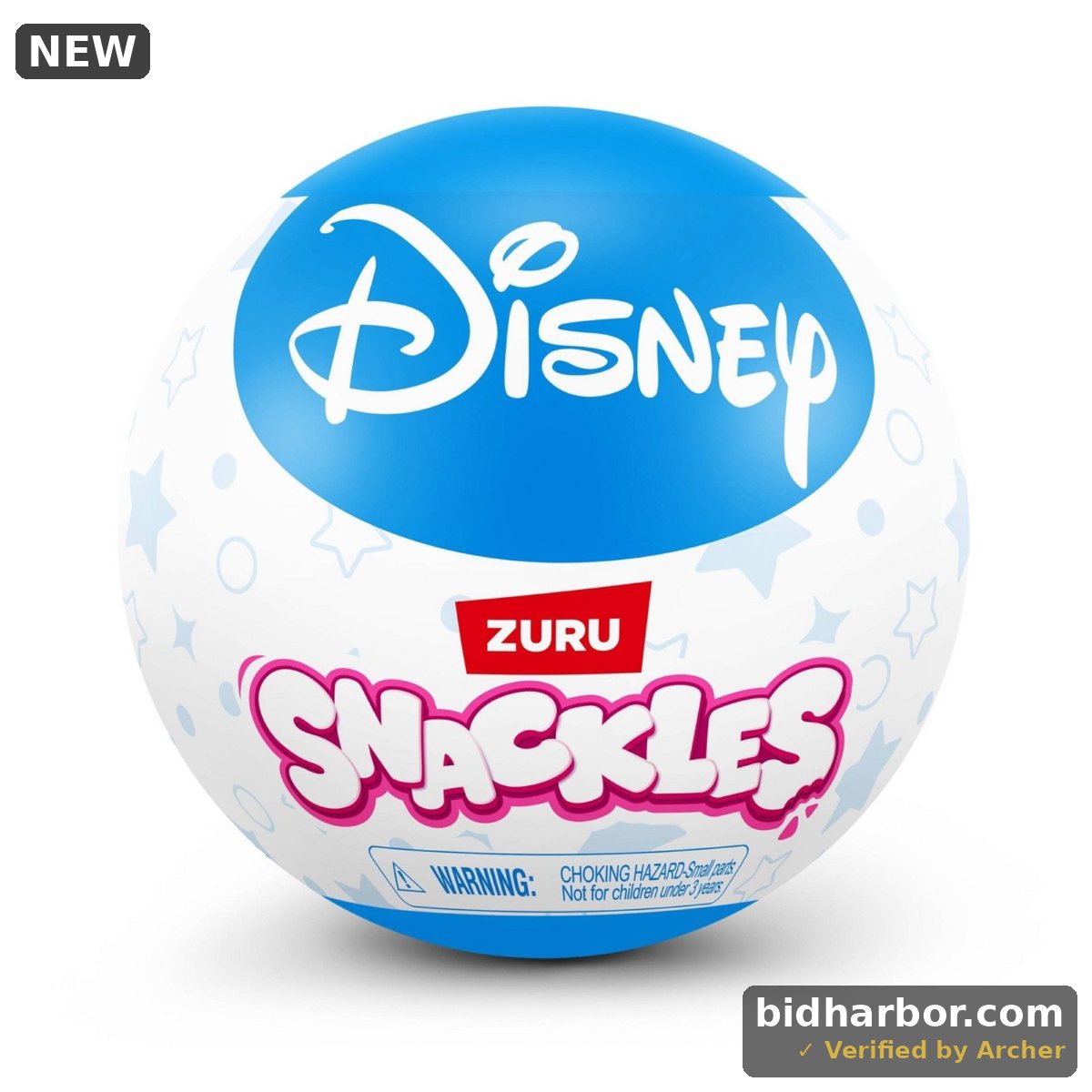 ZURU Snackles Disney 5-Inch Plush Surprise Capsule, Series 1