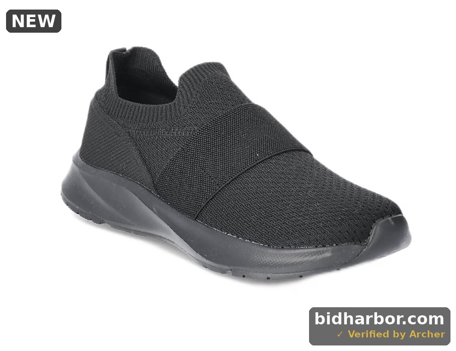 Athletic Works Women's Banded Jogger Slip-On Sneakers, Size 12W